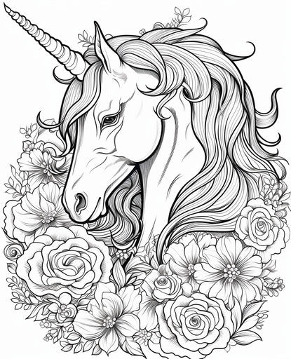Explore Artistic Unicorn Coloring Pages - Get Inspired
