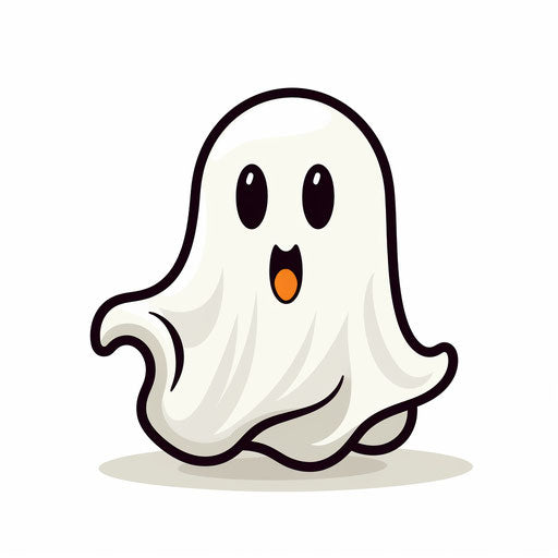 Boo Clipart in Minimalist Art Style: 4K Vector Clipart – IMAGELLA