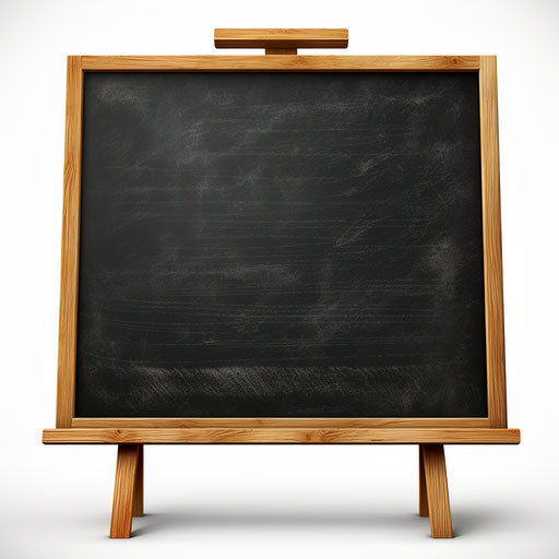 High-Res 4K Blackboard Clipart in Chiaroscuro Art Style – IMAGELLA