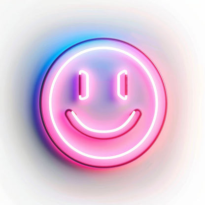 Interactive Pink Smiley Face for Gamification