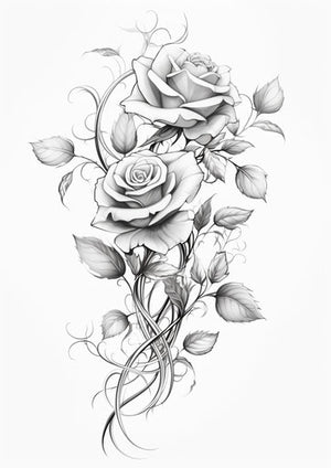 Rose Tattoo - an exquisite artistic expression