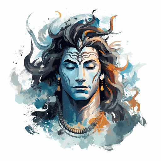 4K & Vector Shiva Clipart in Impressionistic Art Style – IMAGELLA