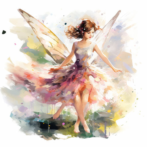 Fairy Clipart in Impressionistic Art Style: High-Res Vector & 4K – IMAGELLA