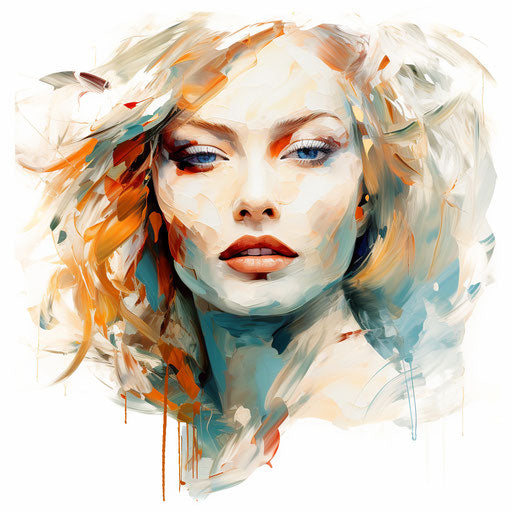 Face Clipart in Impressionistic Art Style: 4K, Vector & SVG Clipart ...