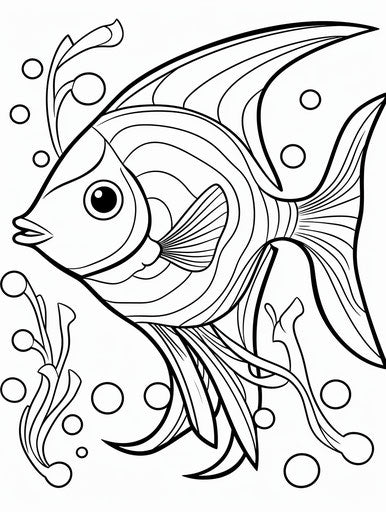 Discover Fish Coloring Pages - Creative Fun Awaits – IMAGELLA