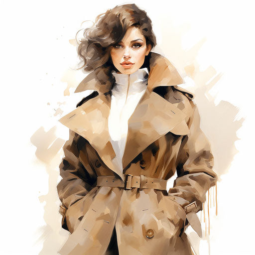 Coat Clipart in Oil Painting Style Vector Art: EPS, SVG, 4K – IMAGELLA