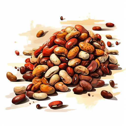 Beans Clipart in Impressionistic Art Style Art: High-Res 4K & Vector ...