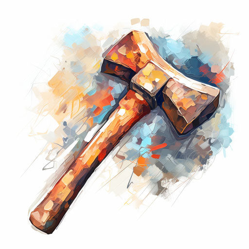 Hammer Clipart in Impressionistic Art Style: 4K Vector Art – IMAGELLA