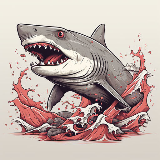 Shark Tattoo Blueprint Pack – IMAGELLA