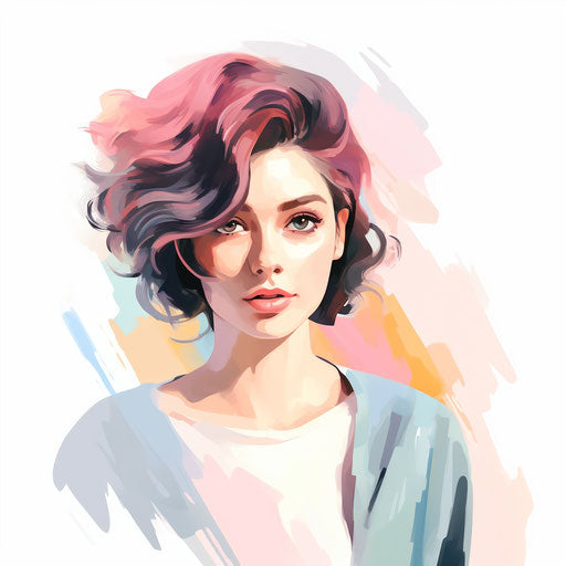 Person Clipart in Pastel Colors Art Style: 4K Vector & SVG – IMAGELLA