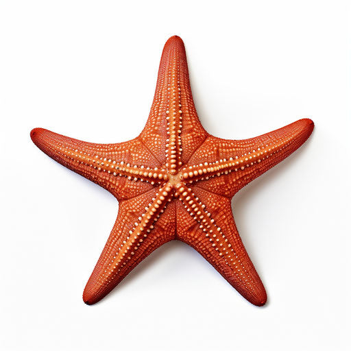 Starfish Clipart in Chiaroscuro Art Style: 4K Vector Clipart