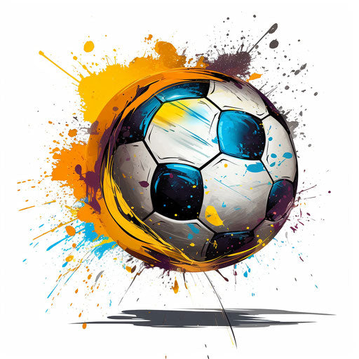 Soccer Ball Clipart: 4K & Vector in Chiaroscuro Art Style – IMAGELLA