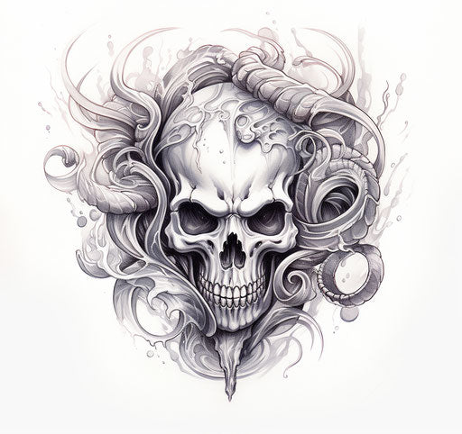 Grim Reaper Tattoo - art intertwining life and death