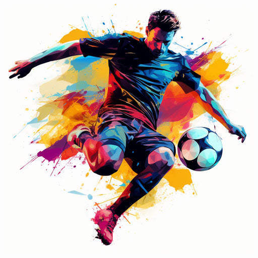 4K & Vector Soccer Clipart in Chiaroscuro Art Style – IMAGELLA