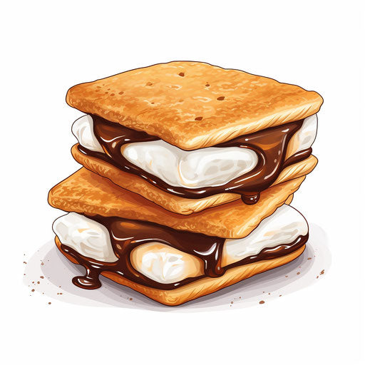 Smores Clipart in Minimalist Art Style Art: High-Res 4K & Vector – IMAGELLA