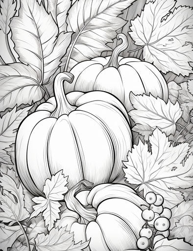 Skill-Building Fall Coloring Pages for Children – IMAGELLA