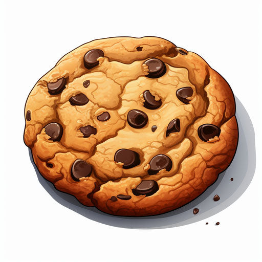 Cookie Clipart in Chiaroscuro Art Style: 4K & SVG