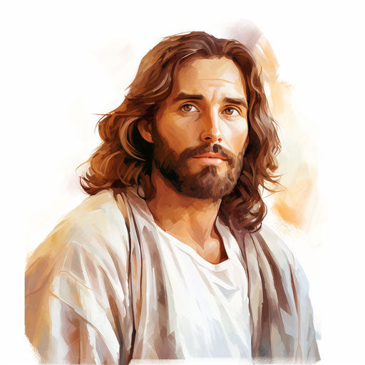 Ultra HD Jesus Clipart in Oil Painting Style Style – IMAGELLA