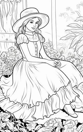 Create with Ballerina Coloring Pages - Art & Craft